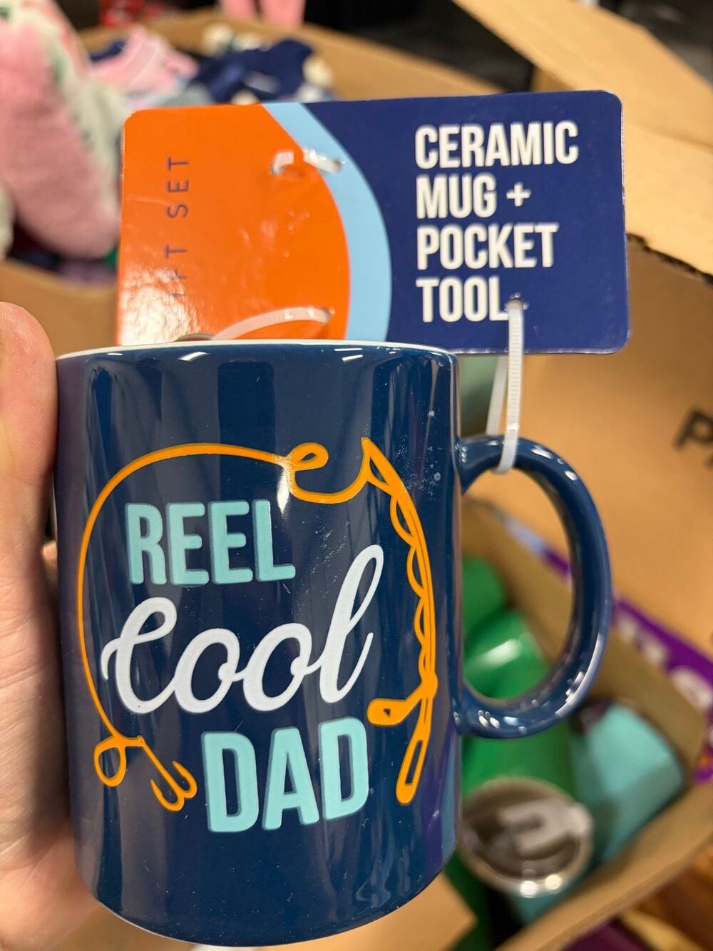 Reel Cool Dad Fishing Coffee Cup and Utility Tool